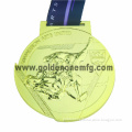 Custom 3D Embossed Gold Plated Medallion (MD23)